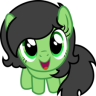 The funny green filly